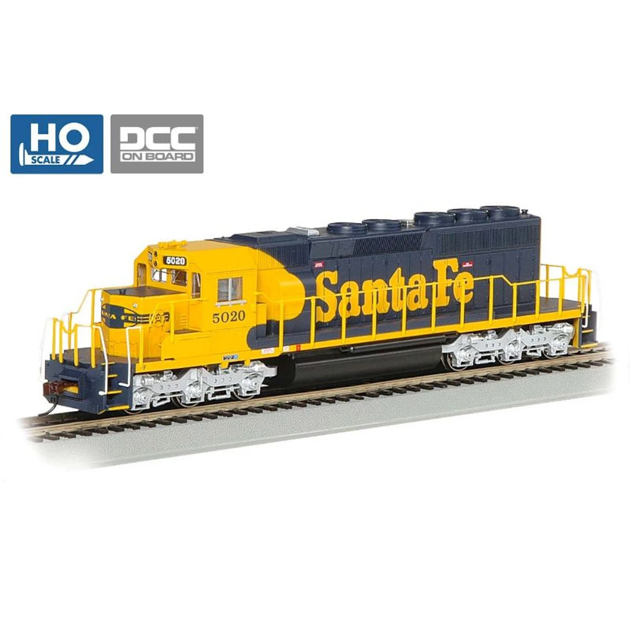Bachmann 60913 - EMD SD40-2 W/ DCC Atchison, Topeka And Santa Fe (ATSF) 5020 - HO Scale 1 Bachmann 60913 - EMD SD40-2 W/ DCC Atchison, Topeka And Santa Fe (ATSF) 5020 - HO Scale