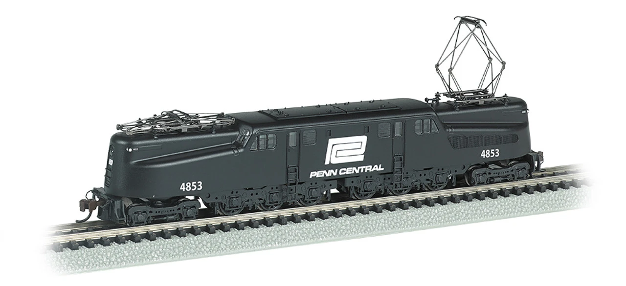 Bachmann 65355 - GE GG-1 PENN CENTRAL BLACK & WHITE DCC SOUND W/ DCC & Sound Penn Central (PC) 4853 - N Scale 1 Bachmann 65355 - GE GG-1 PENN CENTRAL BLACK & WHITE DCC SOUND W/ DCC & Sound Penn Central (PC) 4853 - N Scale