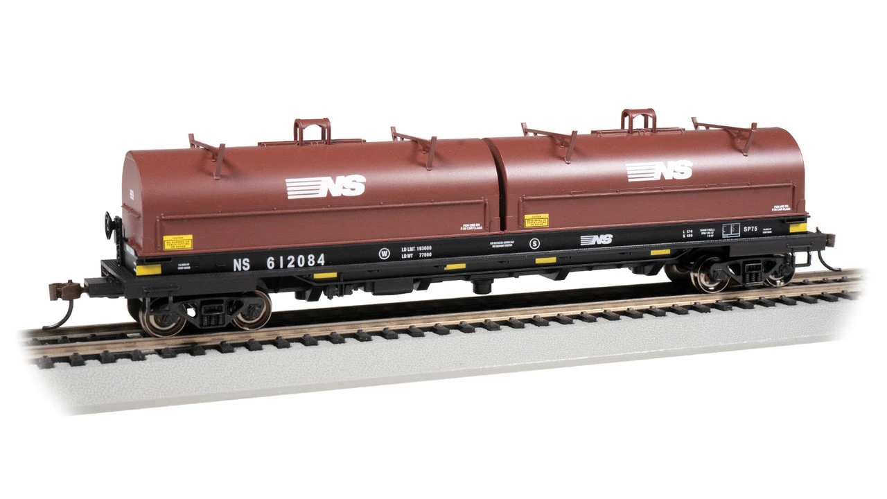 Bachmann 71403 - 55' Steel Coil Car (With Load) Norfolk Southern (NS) 612084 - HO Scale 1 Bachmann 71403 - 55' Steel Coil Car (With Load) Norfolk Southern (NS) 612084 - HO Scale