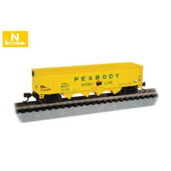 Bachmann 73354 - 40' 4-Bay Hopper Peabody Short Line (PSL) 6687 - N Scale