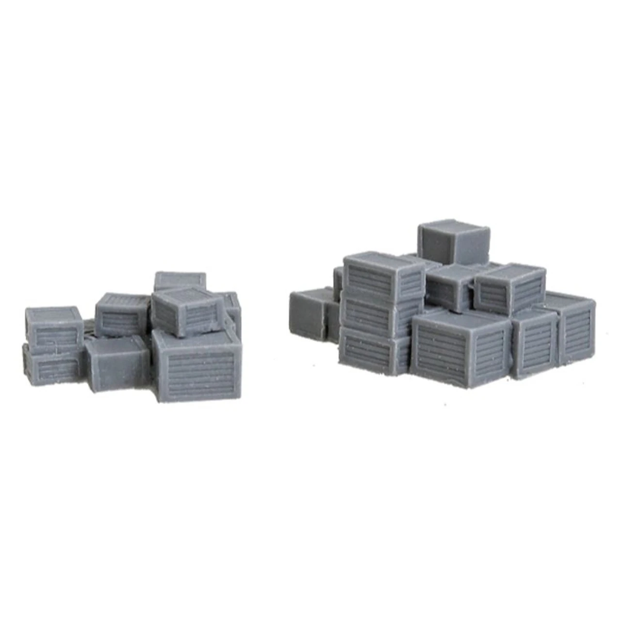 Bar Mills 1004 - Crate Stacks (2) Unpainted - N Scale 1 Bar Mills 1004 - Crate Stacks (2) Unpainted - N Scale