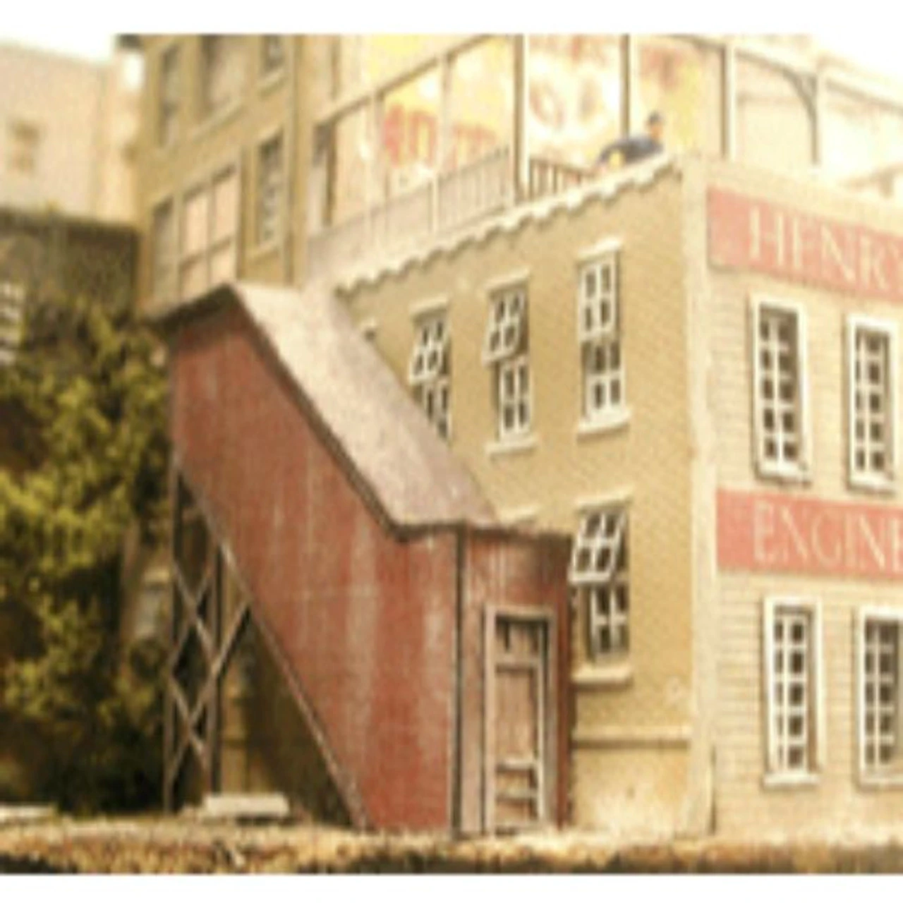 Bar Mills 305 - Covered Stairwell - N Scale Kit 1 Bar Mills 305 - Covered Stairwell - N Scale Kit