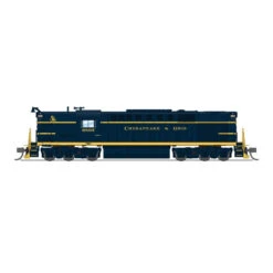 Broadway Limited 6628 - ALCO RSD-7 W/ Paragon4 Sound/DC/DCC Chesapeake & Ohio (C&O) 6805 - N Scale