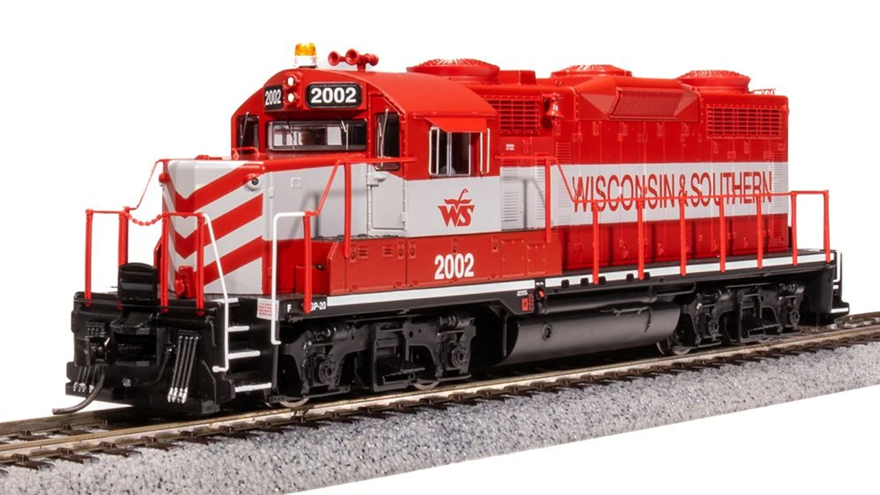 Broadway Limited 7470 - EMD GP20 W/ Paragon4 Sound/DC/DCC Wisconsin And Southern (WSOR) 2002 - HO Scale 1 Broadway Limited 7470 - EMD GP20 W/ Paragon4 Sound/DC/DCC Wisconsin And Southern (WSOR) 2002 - HO Scale