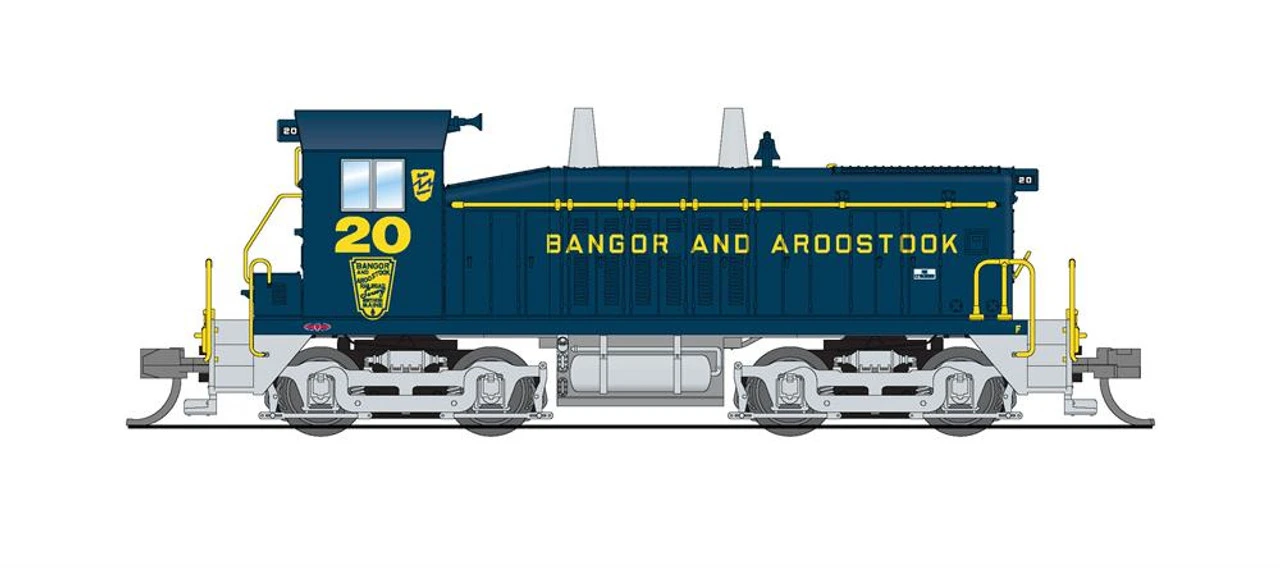 Broadway Limited 7485 - EMD NW2 W/ Paragon4 Sound/DC/DCC Bangor & Aroostook (BAR) 21 - N Scale 1 Broadway Limited 7485 - EMD NW2 W/ Paragon4 Sound/DC/DCC Bangor & Aroostook (BAR) 21 - N Scale