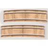 Blair Line 012 - 2-Lane Curved Laser-Cut Wood Grade Crossing 2-Pack -- 16-18" Radius - N Scale Kit