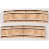 Blair Line 025 - Laser-Cut Curved 2-Lane Wood Grade Crossing Pkg(2) -- 9.75" Radius - N Scale Kit