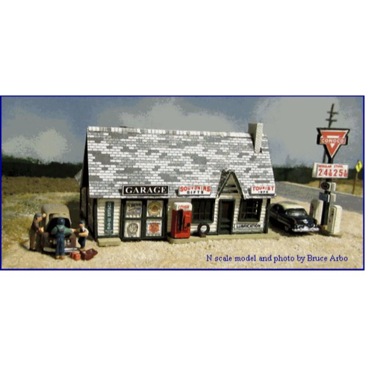 Blair Line 081 - Ernies Gas Station - N Scale Kit 1 Blair Line 081 - Ernies Gas Station - N Scale Kit