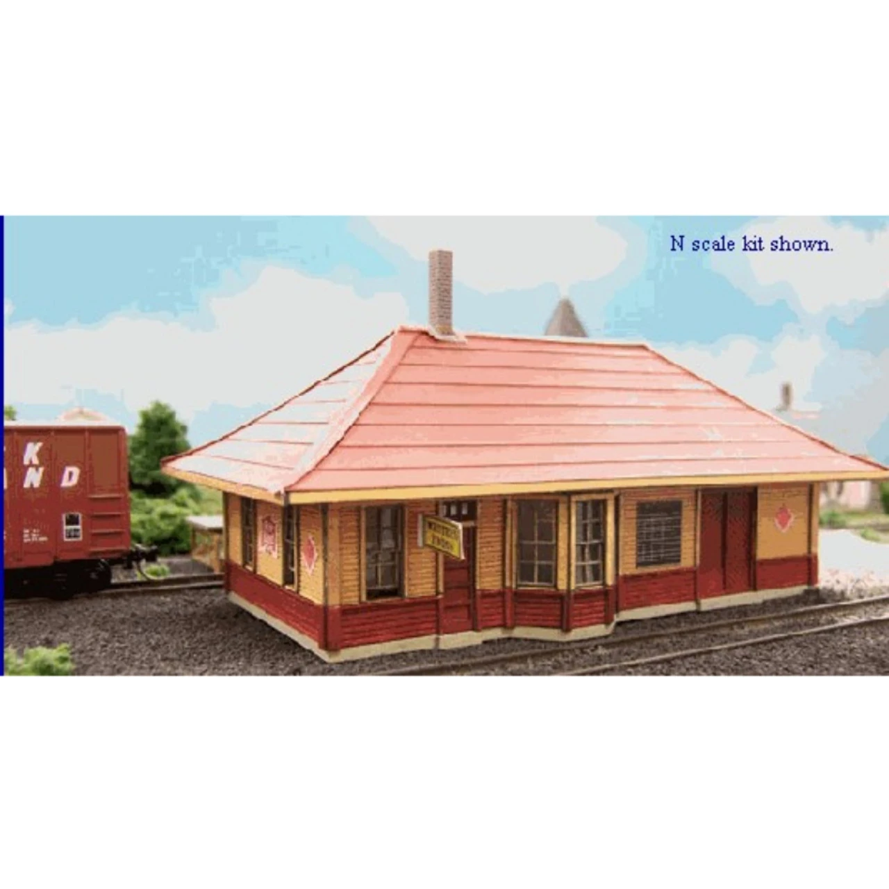 Blair Line 095 - Gerald Depot - Laser Cut - N Scale Kit 1 Blair Line 095 - Gerald Depot - Laser Cut - N Scale Kit