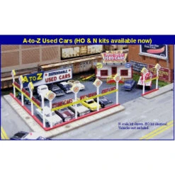 Blair Line 097 - A To Z Used Cars - N Scale Kit