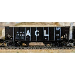 Bluford Shops 65210 - 8 Panel 2-Bay Hopper Atlantic Coast Line (ACL) 117046 - N Scale