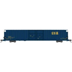 Bluford Shops 86621 - PS 86' Auto Parts Double Door Boxcar CSX (CSXT) 180405 - N Scale