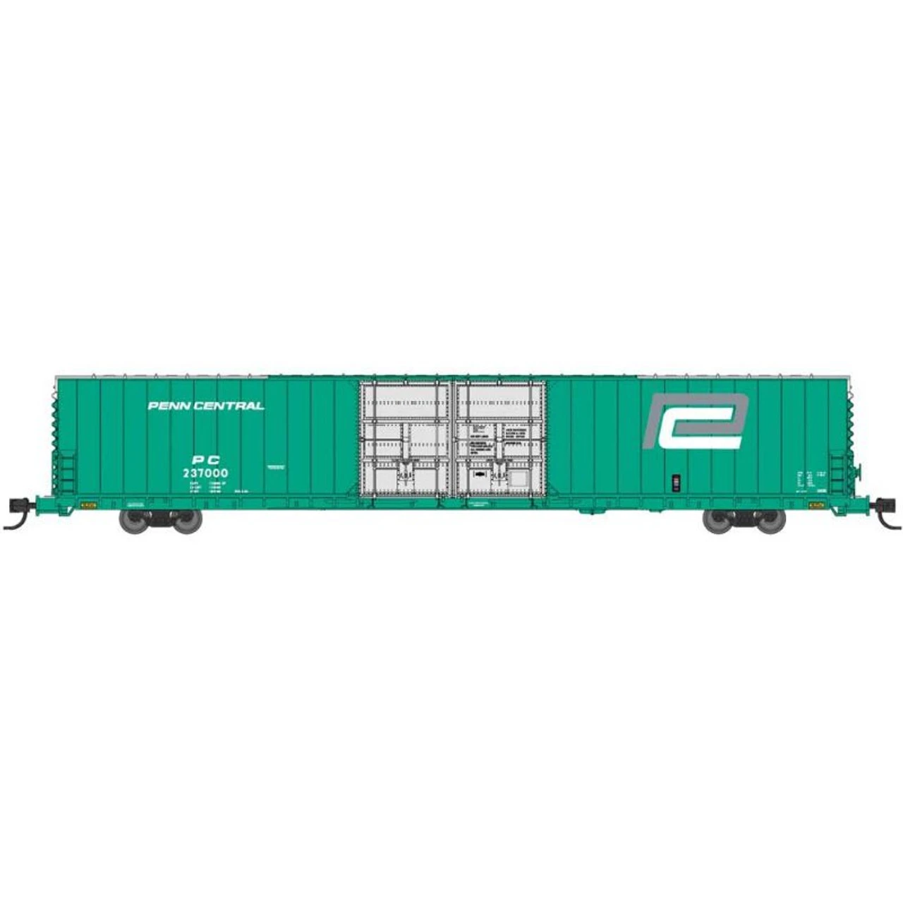 Bluford Shops 86701 - PS 86' Auto Parts Double Door Boxcar Penn Central (PC) 237544 - N Scale 1 Bluford Shops 86701 - PS 86' Auto Parts Double Door Boxcar Penn Central (PC) 237544 - N Scale