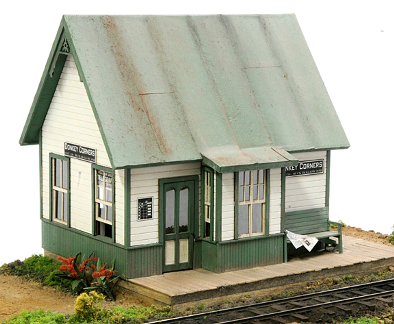 Banta Modelworks 2108 - The Depot At Donkey Corners - HO Scale Kit 1 Banta Modelworks 2108 - The Depot At Donkey Corners - HO Scale Kit