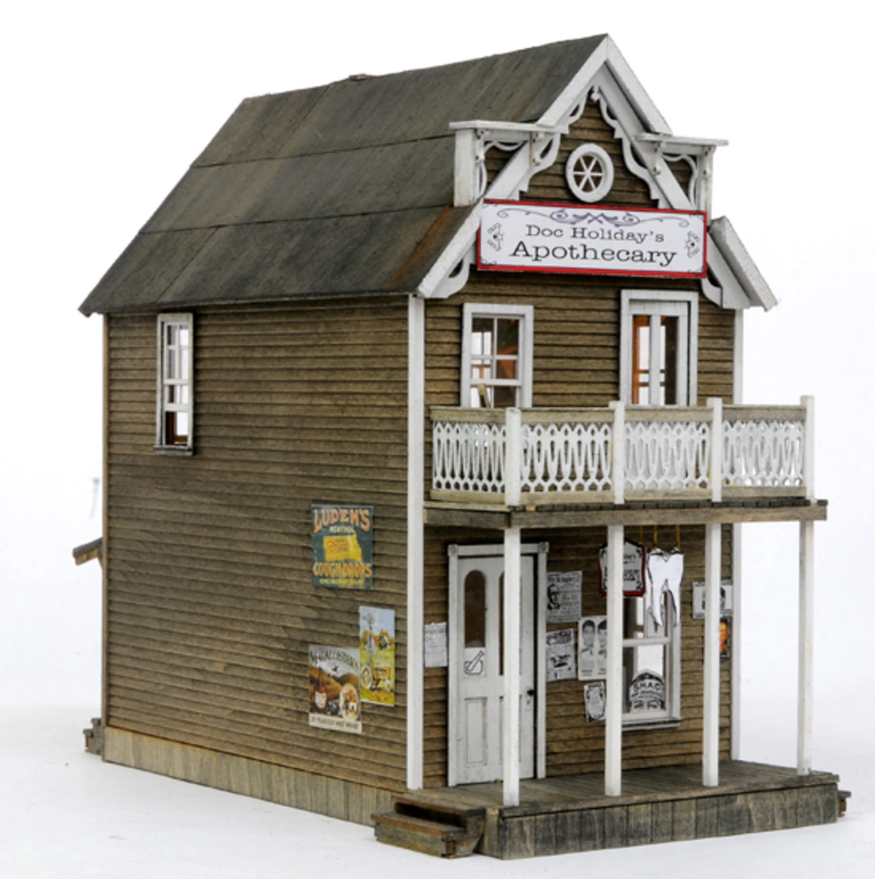 Banta Modelworks 2145 - Doc Holiday's Apothecary - HO Scale Kit 1 Banta Modelworks 2145 - Doc Holiday's Apothecary - HO Scale Kit