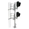 Atlas 70 000 096 - Double Head {Left Hand} Modern Signal - HO Scale