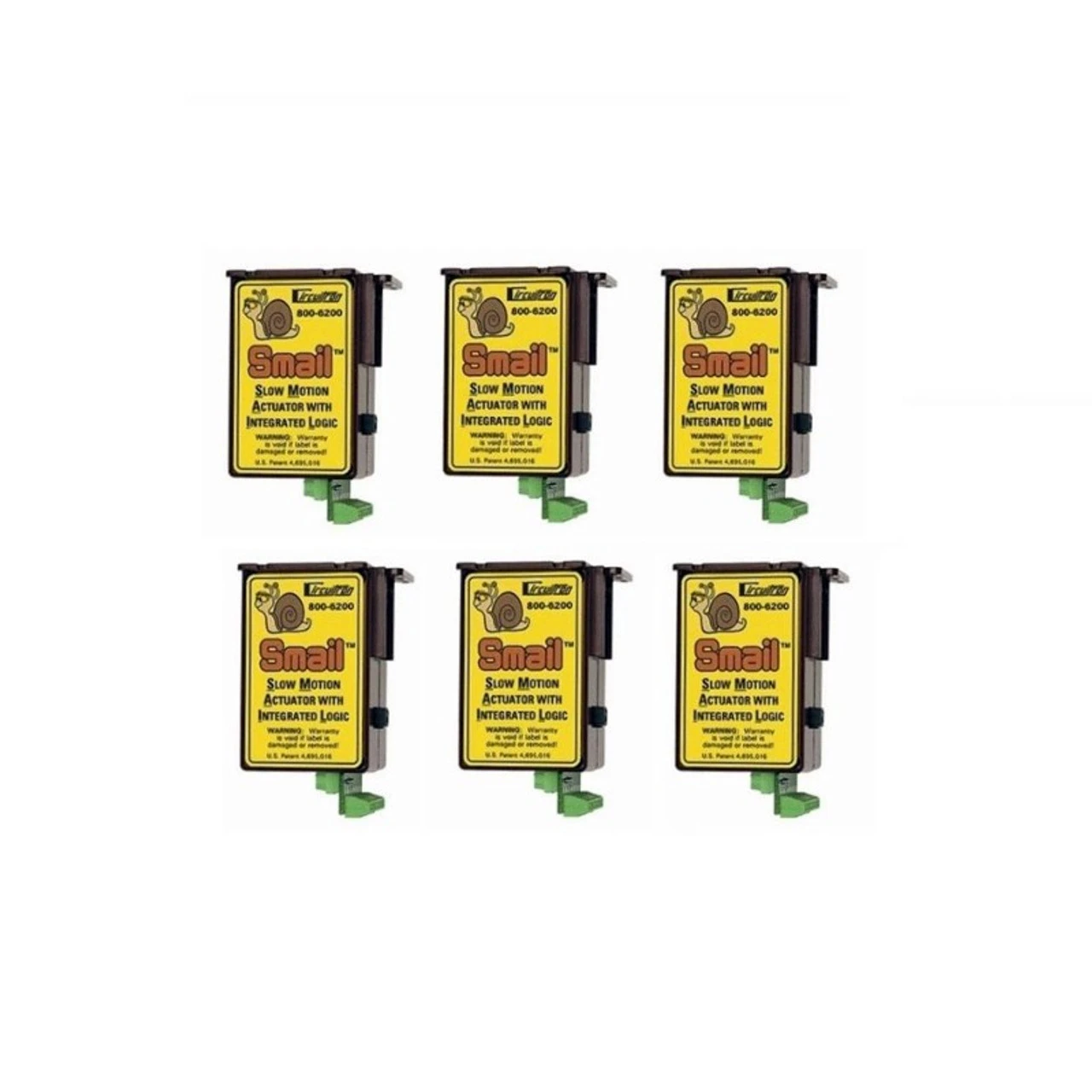 Circuitron 800-6206TB - 6 Pack SMAIL, Slow Motion Actuator W/ Terminal Block- DCC Equipped 1 Circuitron 800-6206TB - 6 Pack SMAIL, Slow Motion Actuator W/ Terminal Block- DCC Equipped