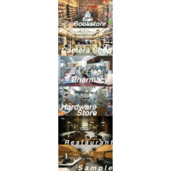 City Classics 1250 - Picture Windows - Six Assorted Storefronts #1 - N Scale