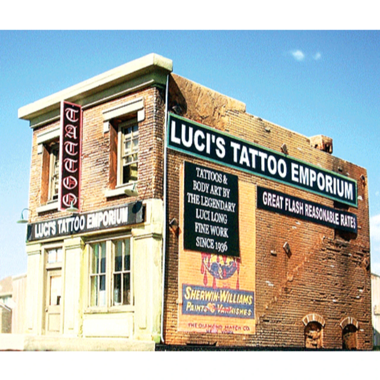 Downtown Deco 2012 - Luci's Tattoo Emporium - N Scale Kit 1 Downtown Deco 2012 - Luci's Tattoo Emporium - N Scale Kit