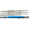 Excel 7001 Aluminum Handle W/ 6 Assorted Mini Files