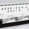 InterMountain 653117-04 - PS 4750 CU FT 3 Bay Rib-Sided Hopper Morrison-Quirk Grain Corp (MQGX) 102 - N Scale