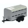 Oxford Diecast Farm001 - Livestock Trailer Gray/White - 1:146