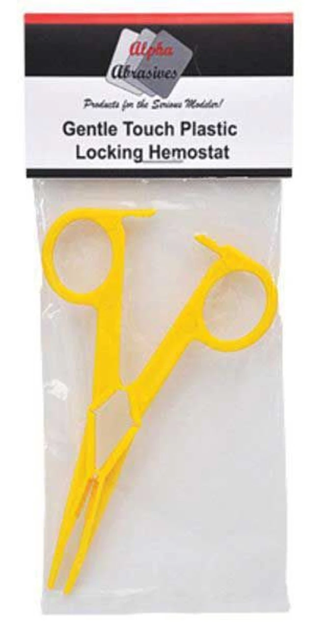 Alpha Abrasives 5001 - Gentle Touch Plastic Hemostat 1 Alpha Abrasives 5001 - Gentle Touch Plastic Hemostat