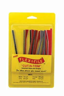 Flex-i-File 8575 - Cut-n-Trim Sanding Tapes; Assorted Sizes & Shapes
