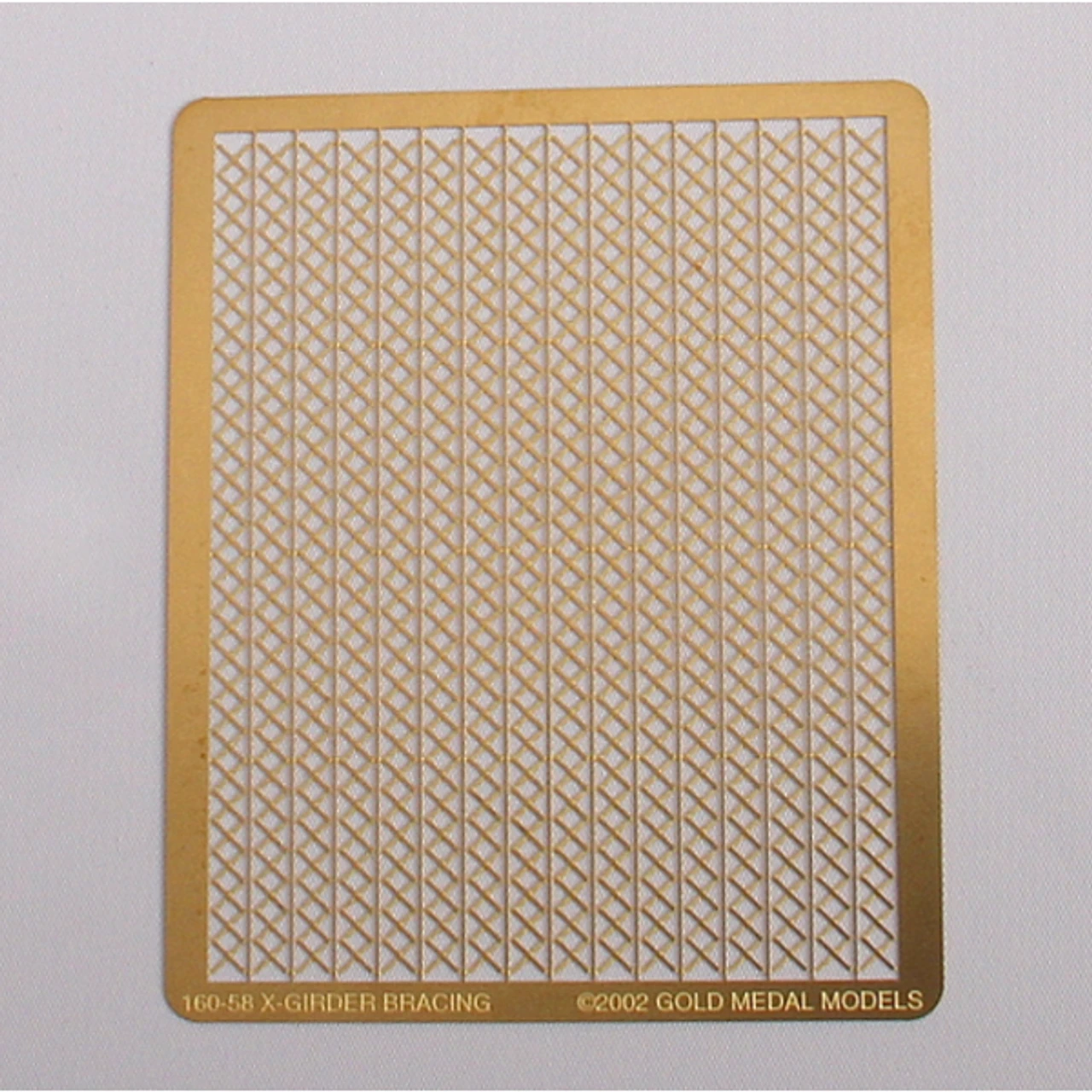 Gold Medal Models 160-58 - X-Bracing For Steel Girders (800 Scale Feet) 1 Gold Medal Models 160-58 - X-Bracing For Steel Girders (800 Scale Feet)