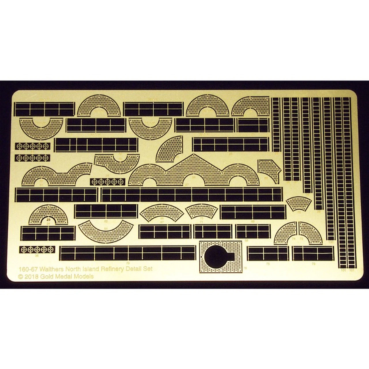 Gold Medal Models 160-67 - Walthers North Island Refinery Detail Set 1 Gold Medal Models 160-67 - Walthers North Island Refinery Detail Set