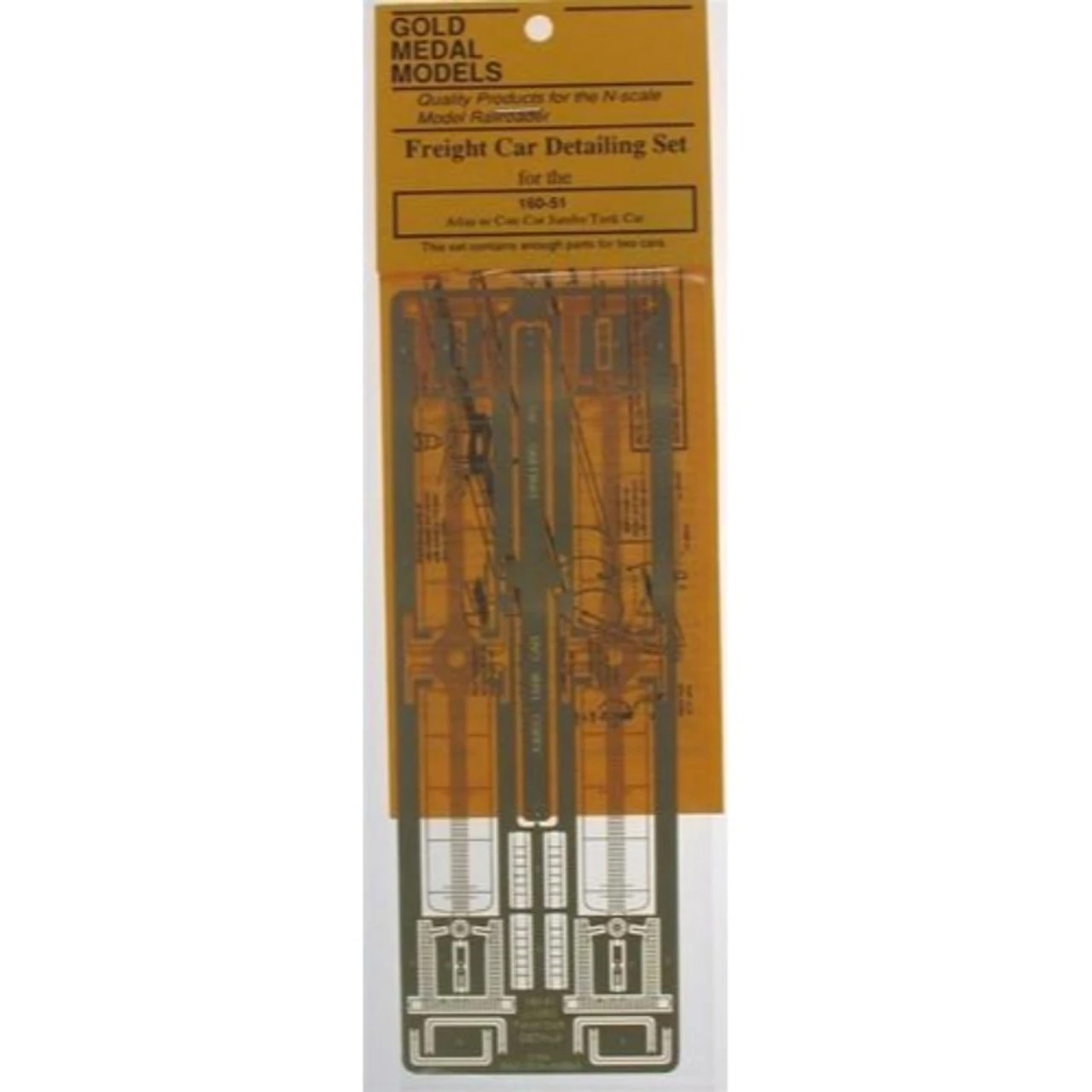 Gold Medal Models 160-51 - Detailing Set For Atlas & Con-Cor Jumbo Tank Cars (parts For Two Cars) 1 Gold Medal Models 160-51 - Detailing Set For Atlas & Con-Cor Jumbo Tank Cars (parts For Two Cars)