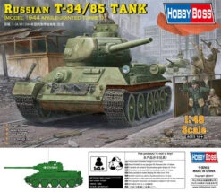 Hobby Boss 84809 - T-34/851944 Angle-Jointed Turret Tank Russia - 1:48 Scale Kit