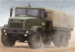 Hobby Boss 85512 - KrAZ-6322 Soldier Cargo Truck Ukraine - 1:35 Scale Kit
