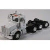 Herpa Models 410673 - Kenworth T800 4-Axle Day-Cab Tractor Only 2 Pack - Assembled -- White - HO Scale