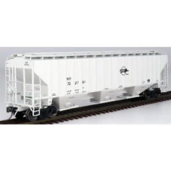 InterMountain 453116-02 - PS 4750 CU FT 3 Bay Rib-Sided Hopper - Eagle Missouri Pacific (MP) 722761 - HO Scale