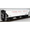 InterMountain 45393-11 - PS 4750 CU FT 3 Bay Rib-Sided Hopper - Terminal Grain Terminal Grain (TRGX) 1043 - HO Scale