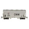 InterMountain 46542-07 - ACF 2-Bay Covered Hopper Chicago & Northwestern (CNW) 437204 - HO Scale