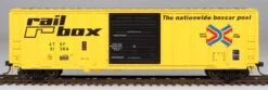 InterMountain 47521-04 - PS 5277 Cu. Ft. Exterior Post Boxcar Atchison, Topeka And Santa Fe (ATSF) 51457 (Patched) - HO Scale