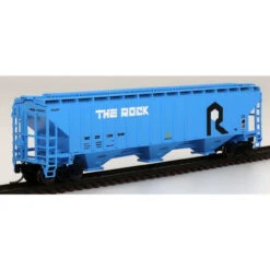 InterMountain 65308-32 - PS 4750 CU FT 3 Bay Rib-Sided Hopper Rock Island (ROCK) 132617 - N Scale