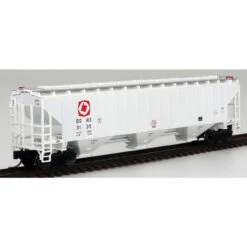 InterMountain 653115-04 - PS 4750 CU FT 3 Bay Rib-Sided Hopper North American Chemicals (DGHX) 3092 - N Scale