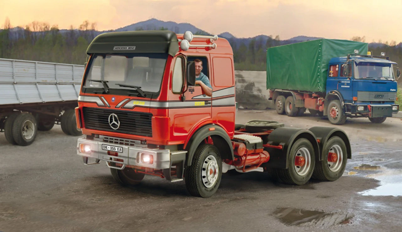 Italeri 3943 - Mercedes Benz 2238 6x4 Germany - 1:24 Scale Kit 1 Italeri 3943 - Mercedes Benz 2238 6x4 Germany - 1:24 Scale Kit