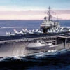 Italeri 5520 - USS Saratoga CV-60 Soviet Union - 1:720 Scale Kit