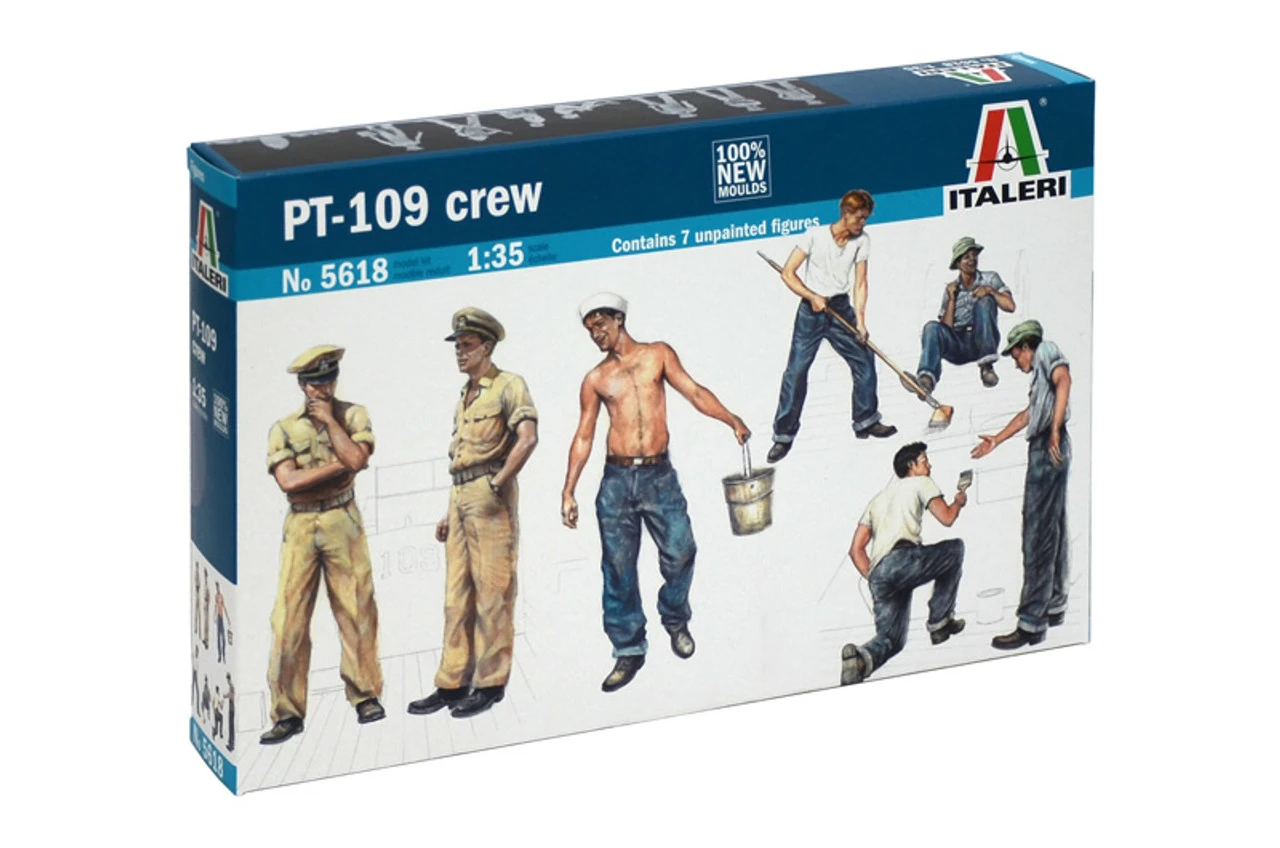 Italeri 5618 - PT109 Crew And Accessories United States - 1:35 Scale Kit 1 Italeri 5618 - PT109 Crew And Accessories United States - 1:35 Scale Kit