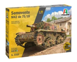 Italeri 6569 - Semovente M42 Da 75/18 Mm Italy - 1:35 Scale Kit
