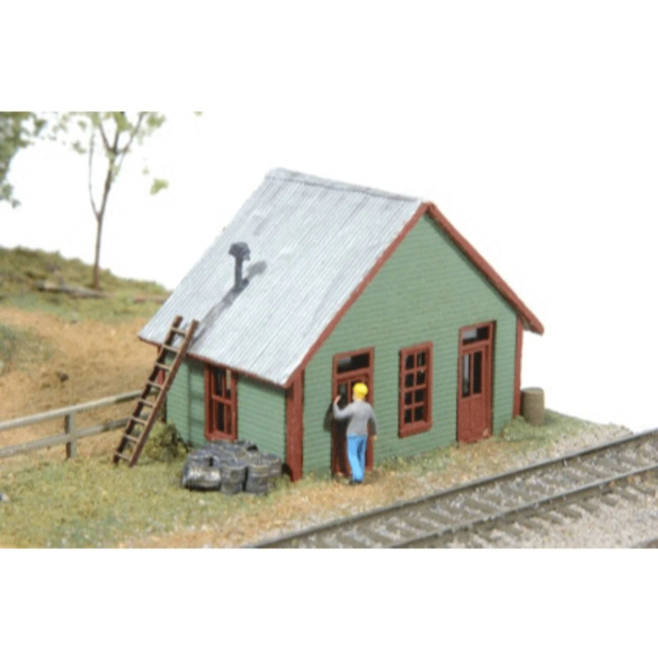 JL Innovative 450 - N - East Junction Yard Office - N Scale Kit 1 JL Innovative 450 - N - East Junction Yard Office - N Scale Kit