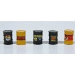 JL Innovative 557 - Custom Oil Barrel - Richfield Black/Yellow - HO Scale