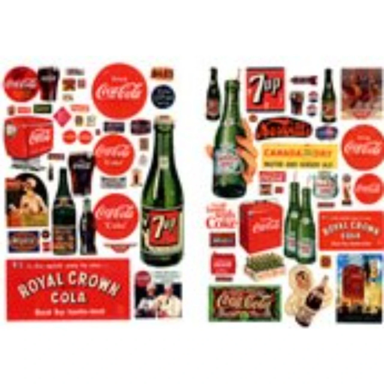 JL Innovative 697 - Vintage Softdrink Posters/Signs 30's-50's (72) - N Scale 1 JL Innovative 697 - Vintage Softdrink Posters/Signs 30's-50's (72) - N Scale