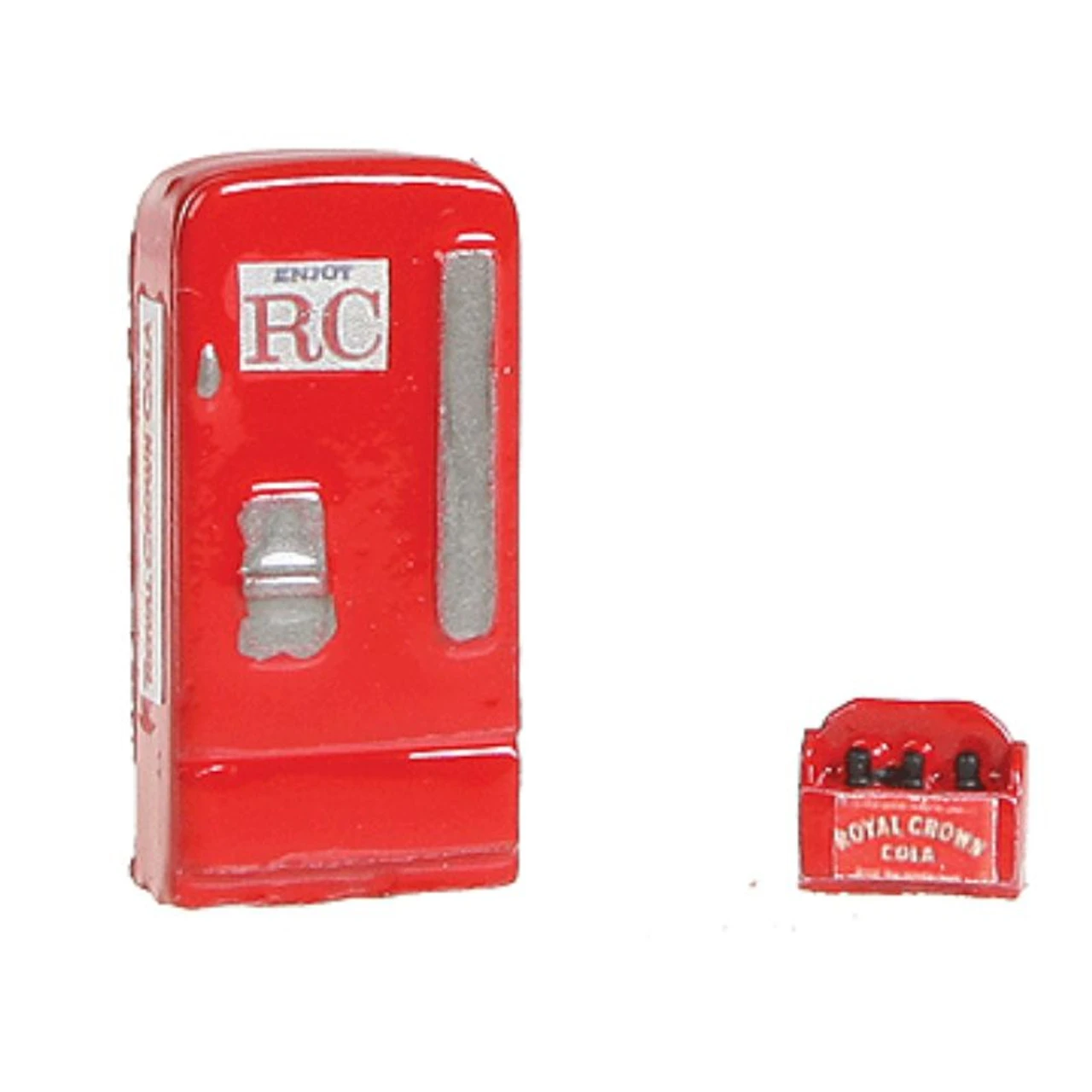 JL Innovative 745 - Custom Upright Soda Machine/Case RC Cola - HO Scale 1 JL Innovative 745 - Custom Upright Soda Machine/Case RC Cola - HO Scale