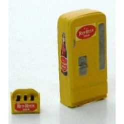 JL Innovative 746 - Custom Upright Soda Machine/Case Red Rock Cola - HO Scale