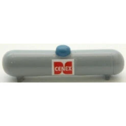 JL Innovative 759 - Custom Large Propane Tank Gray/Blue Top - HO Scale